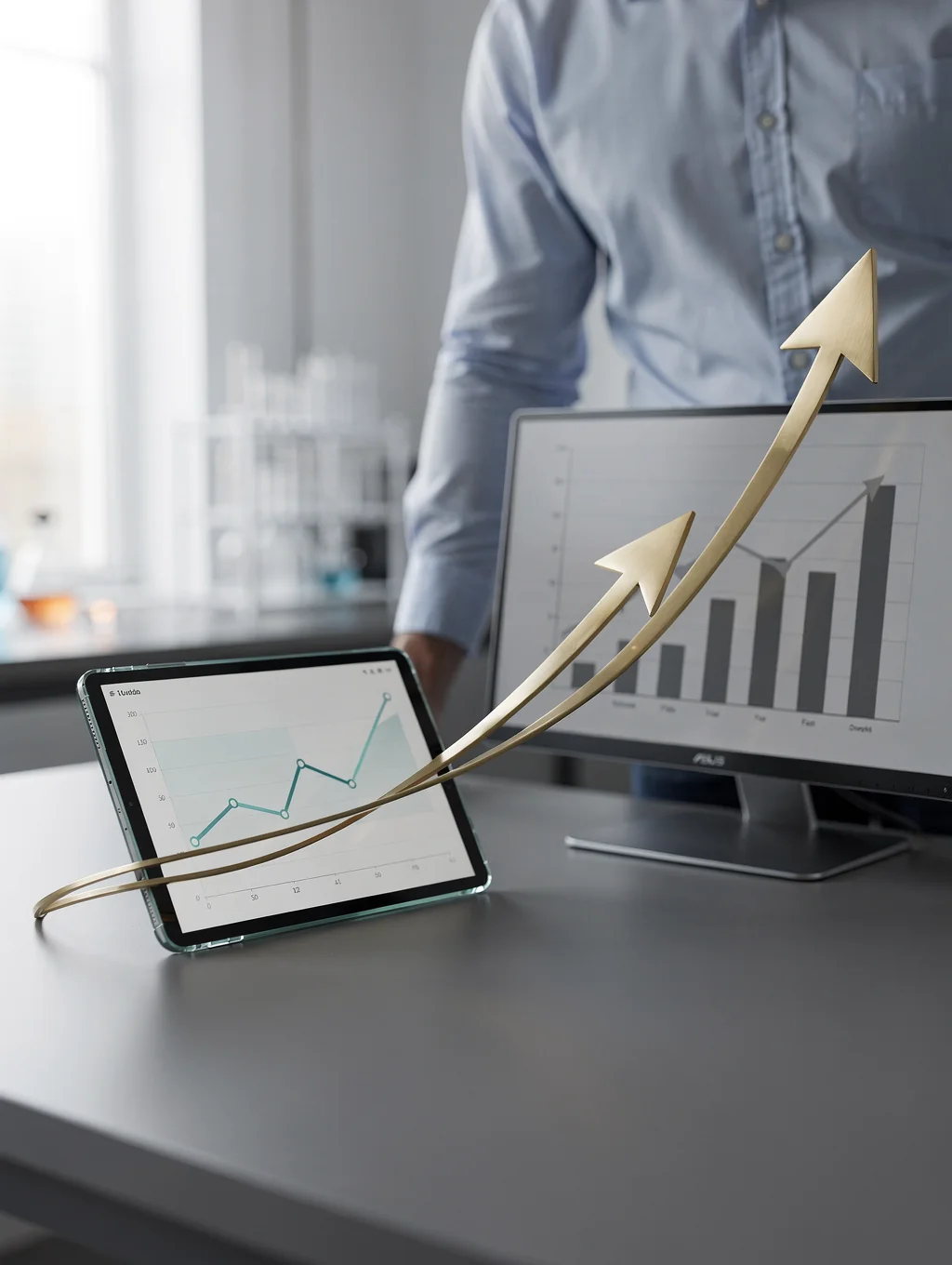 Dashboard showing complex data analytics charts